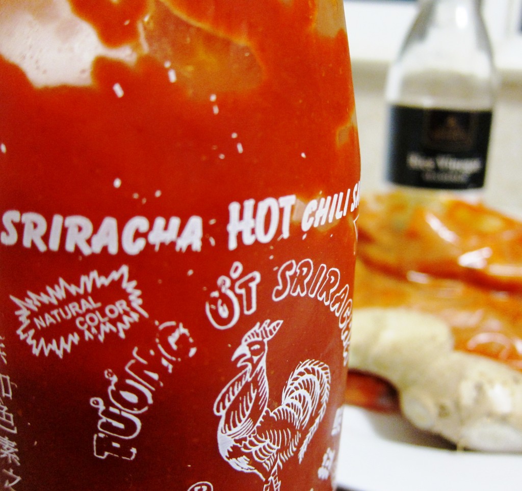 Sriracha, Ginger, Rice Vinegar